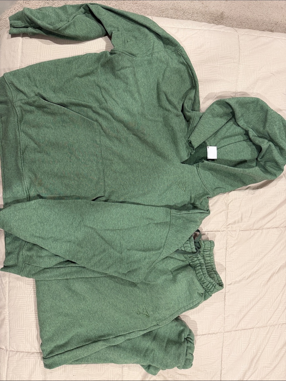 Gymshark Green Pullover Hoodie and joggers Set - Casual Comfort
